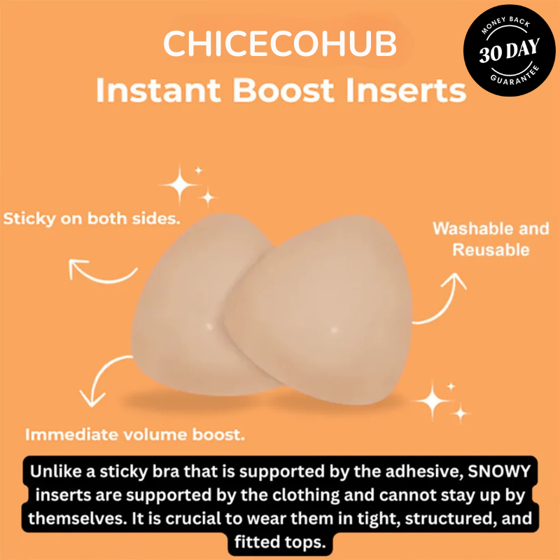 Chicecohub™Sticky Inserts - Instant Boost Non-Adhesive Nip Covers