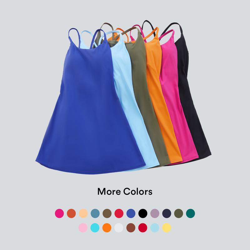 Softlyzero Plush Backless Active Dress- Easy Peezy Edition