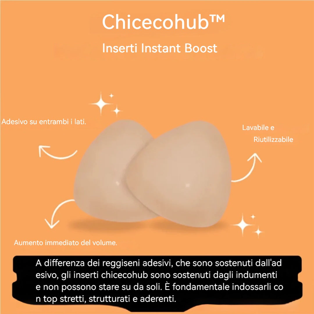 Chicecohub™ Inserti Push-Up – Copricapezzoli Senza Adesivo Italia