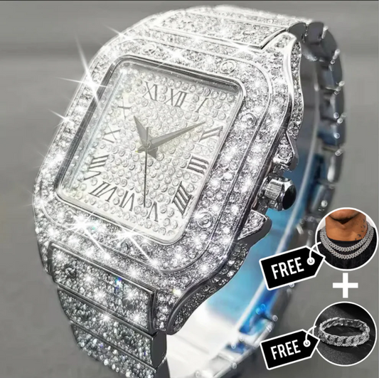 Chicecohub VVS ICED OUT WATCH