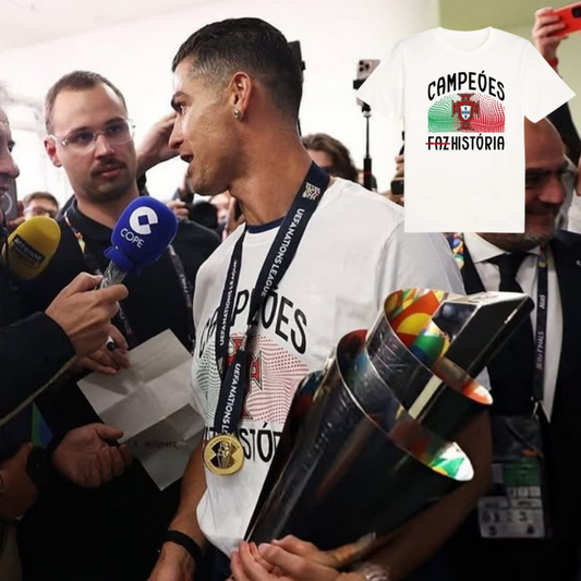 CR7 Portugal 2025 Nations League Victory Commemorative Tee