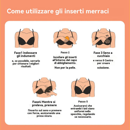 Chicecohub™ Inserti Push-Up – Copricapezzoli Senza Adesivo Italia