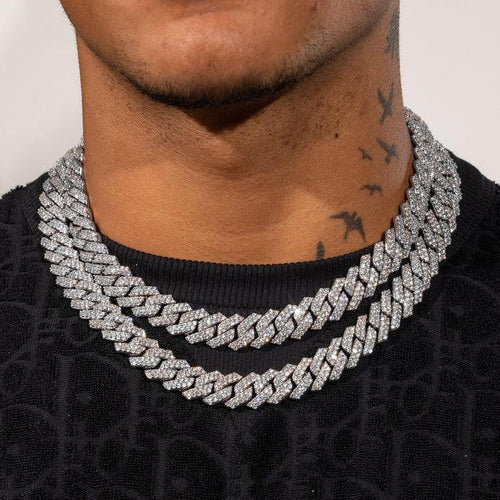14MM VVS ICED OUT CUBAN CHAIN